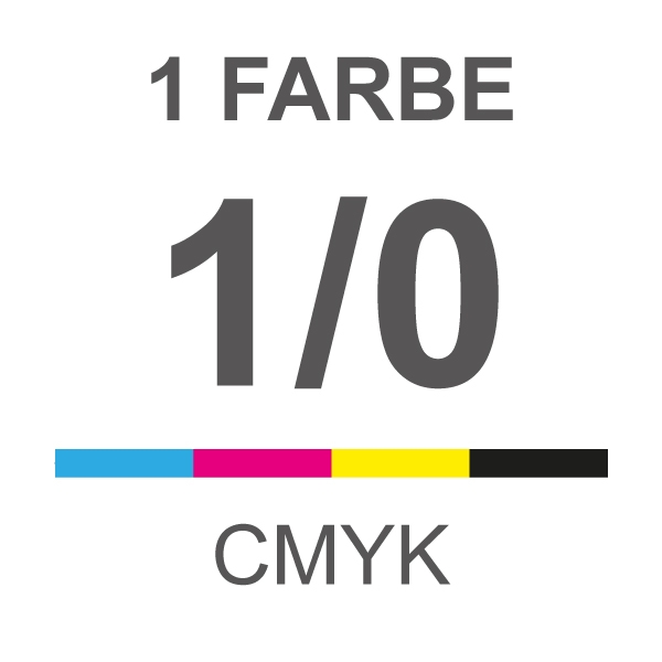 SD-Satz 2-fach A6 1/0-farbig CMYK